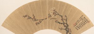 Fleurs de prunier, daté 1670 - Wen Zhi
