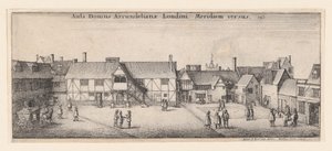 Maison Arundel vue du sud - Wenceslaus Hollar