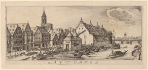 Automne : Le marché du vin - Wenceslaus Hollar