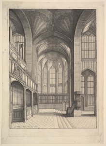 Chapelle de Brays dans la Chapelle St. Georges, Windsor., 1663