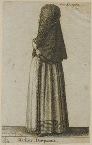 Femme de Dieppe - Wenceslaus Hollar