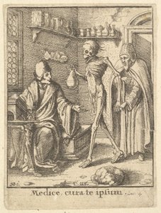 Docteur, de la Danse macabre, 1651 - Wenceslaus Hollar