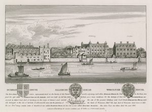 Maison de Durham, Maison de Salisbury et Maison de Worcester - Wenceslaus Hollar