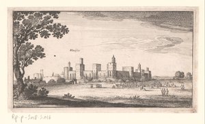 Vue du château de Windsor - Wenceslaus Hollar