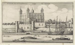 Vue sur la Tour de Londres - Wenceslaus Hollar