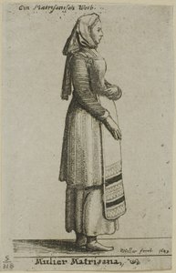 Femme hongroise - Wenceslaus Hollar