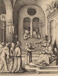 Jésus de nouveau devant Caïphe