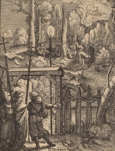Jésus sur le mont des Oliviers - Wenceslaus Hollar