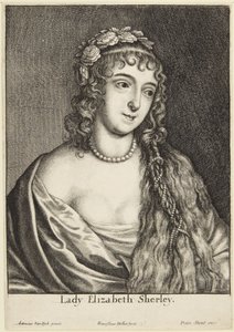 Lady Elizabeth Sherley - Wenceslaus Hollar
