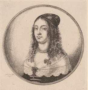 Dame avec des rubans dans les boucles, 1646