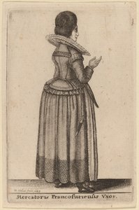 Mercatoris Francofurtensis Vxor - Wenceslaus Hollar