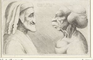Caricatures déformées d