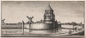 Porte de ville fortifiée, 1676