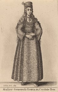 Mulier Generosa Graeca dans la ville de Pera, 1644