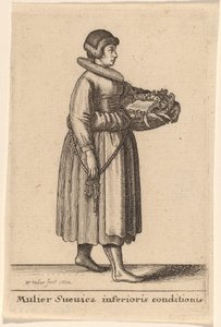 Femme de Basse-Souabe - Wenceslaus Hollar