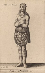 Mulier ex Virginia - Wenceslaus Hollar