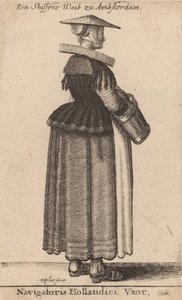 Navigatoris Hollandici Vxor - Wenceslaus Hollar