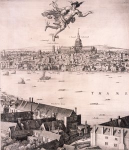 Vue panoramique de Londres, vers 1670