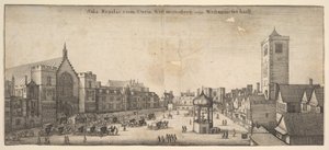 Sala Regalis cum Curia West-monasterÿ, vulgo Westminster haal