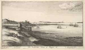 Coin Sud-Est de Tanger, 1669-73 - Wenceslaus Hollar