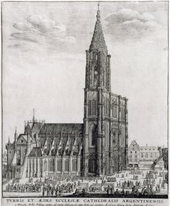 Cathédrale de Strasbourg, 1645 - Wenceslaus Hollar