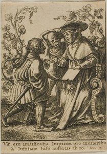 Le Cardinal et la Mort - Wenceslaus Hollar