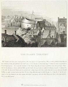 Le Théâtre du Globe, c.1647, publié par Robert Wilkinson, Londres, 1810