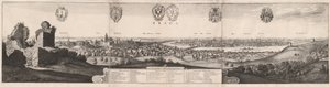 La Grande Vue de Prague, 1649 - Wenceslaus Hollar