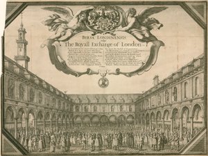La Bourse Royale, Londres - Wenceslaus Hollar