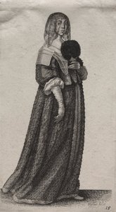 Les Diverses Habitudes des Femmes Anglaises, de la Noblesse aux Femmes de la Campagne : La Femme Voilée