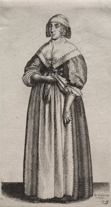 Les Diverses Habitudes des Femmes Anglaises, de la Noblesse aux Femmes de la Campagne : La Femme avec des Gants