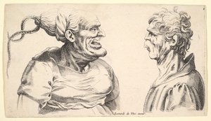 Deux têtes déformées, 1625-1744