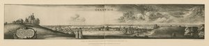 Vue de Greenwich gravée en 1637 - Wenceslaus Hollar