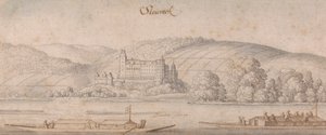 Vue de Steiereck sur le Danube - Wenceslaus Hollar