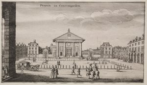 Vues de Londres : La Piazza à Covent Garden - Wenceslaus Hollar