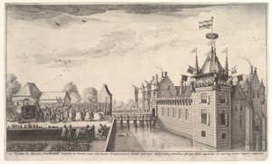 Visite à A. Roelants, 1650 - Wenceslaus Hollar