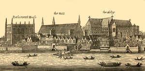 Westminster en 1640 - Wenceslaus Hollar