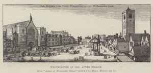 Westminster en 1650 - Wenceslaus Hollar