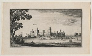 Château de Windsor depuis le sud-est, 1644 - Wenceslaus Hollar