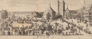 Hiver : Le terrain de parade - Wenceslaus Hollar