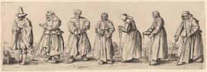 Mendiants hommes et femmes