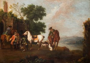 La chasse au cerf, 1760