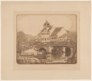 Le bâtiment de bureaux de la société Sluyters & Co. Kali Besar Batavia