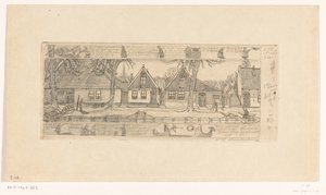 Le village des paysans, Edam - Wijnand Otto Jan Nieuwenkamp (signed by artist)