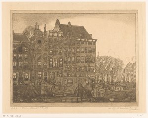 Maisons sur la Prins Hendrikkade à Amsterdam