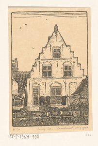 Maison des vieux hommes à Zandvoort - Wijnand Otto Jan Nieuwenkamp