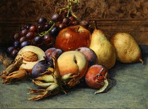 Nature morte de fruits - Wilberforce Haddon