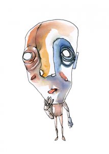 Figure abstraite pensive - Wildemar Doomgriever