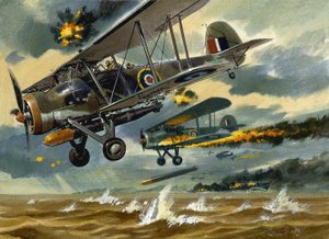 Aircraft under Fire - Wilf (20th century) Hardy