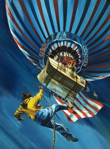 En août 1975, le ballon Odyssey a tenté de traverser l